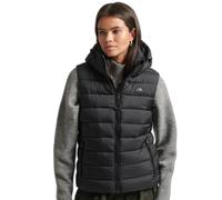 Doudoune sans manches capuche femme Superdry Classic Noir XS