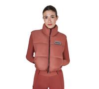 Doudoune sans manches cropped femme Equestro Rouge M