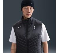 Doudoune sans manches de foot d'épaisseur moyenne Nike Therma-FIT Tottenham Hotspur Windrunner pour homme Noir/Noir/Light Iron Ore XXL