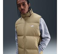 Doudoune sans manches en duvet Therma-FIT Nike Club pour homme Parachute Beige/Blanc S