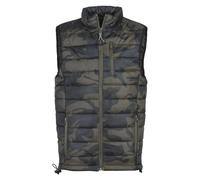 Doudoune sans manches enfant PERCUSSION Camo Trek Vert 16 ans