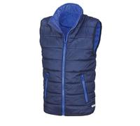Doudoune Sans Manches Enfant - R234j/Y - Bleu Marine Et Bleu Roi