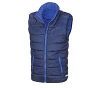 Doudoune Sans Manches Enfant - R234j/Y - Bleu Marine Et Bleu Roi