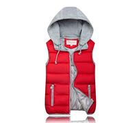 Doudoune Sans Manches Femme à Capuche Zippée - Veste Duveteuse Courte Matelassée Légère - Manteau Hiver Chaud Chic Blouson