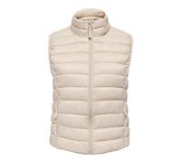 Doudoune sans manches femme Only Tahia Beige S