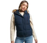 Superdry Vintage Everest Faux Fur Vest Bleu M Femme