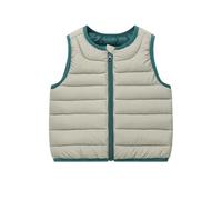 Doudoune Sans Manches Fille À Bordures Contrastées, École Et Activités | Coupe Sans Manches, Bordures Contrastées, Col Rond, Zip Frontal, Style Matelassé, École, Jeux Et Sorties