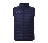 Givova Doudoune sans manches Spagna Bleu Homme XL