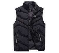 Doudoune Sans Manches Homme Avec Poche Gilet Homme Zippé Gilet Chauffant Homme Col Montant Gilet Chauffant Gilet Sans Manche Homme Doudoune Homme Hiver Doudoune Travail Homme Casual Chic Veste Homme