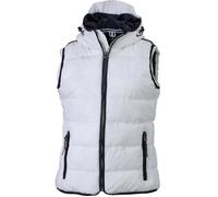 Doudoune sans manches homme - JAMES & NICHOLSON - JN1076 - Blanc - Style nautique L