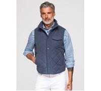 Doudoune sans manches homme - Ombre Heritage - JAVJ-0277 - matelassée - zippée - Bleu marine S/M