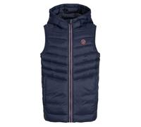 Doudoune sans manches - JACK & JONES - JACK & JONES - Matelassée - Bleu marine - Fermeture zippée rouge 12