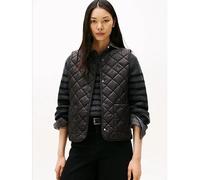 Tommy Hilfiger Veste sans Manches Femme Padded Quilted Matelassée, Noir (Black), S