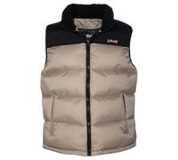 Schott N.Y.C. Gilet doudoune Mixte Utahv empiècement épaule Beige S EU