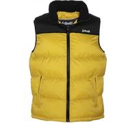 Doudoune sans manches Schott UTAHV - Jaune - Fermeture par zip - Logo Schott M