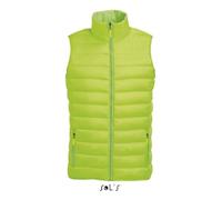 Doudoune sans manches - SOL'S - Wave - Homme - Lime Fluo - 3XL - 2 poches zippées S