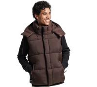 Superdry Touchline Short Padded Vest Marron M Homme