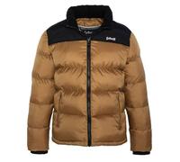 Doudoune Schott Empiècement et Broderie Gold L - Jaune - SCHOTT - Mixte S