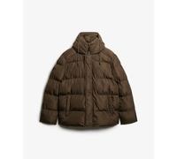 Superdry 5 Baffle Sports Padded Jacket Marron XL Homme
