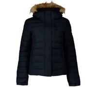 Doudoune SuperDry Classic Faux Fur Fuji Marine Eclise Femme XS