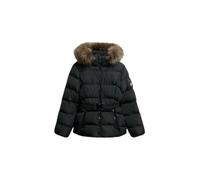 Superdry Veste à capuche Fuji Belted – Noir Femme Taille L