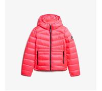 Doudounes femmes Superdry HOODED FUJI PADDED JACKET Rose FR 36