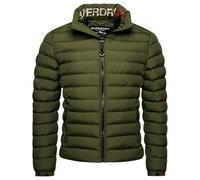 Superdry Fuji Print Padded Jacket Vert S Homme