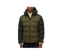 Doudoune Superdry Homme Colour Block Kaki Synthétique XL