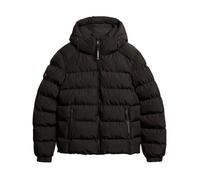 Superdry Hooded Sports Puffer Jacket Anorak, Noir, XX-Large Homme