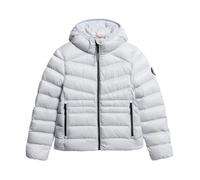 Doudoune Superdry Hooded Fuji quilt Padded Jkt - Gris XS