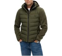 Doudoune Superdry Storm Knit Hybrid - Vert kaki chiné XXL