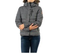 Doudoune Superdry W5010278a Iih Prince Of Wales Check Bleu Mix - Marque Superdry XS