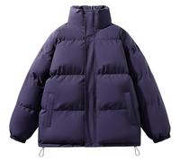 Doudoune surdimensionnée pour homme - Isolation thermique - Col montant - Style urbain - Unisexe, A-Aurora Violet, M
