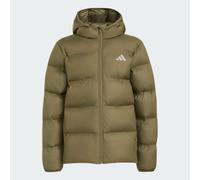 DOUDOUNE SYNTHÉTIQUE Olive Strata / Reflective Silver 7-8A