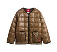 The North Face - Veste réversible, coupe-vent - M TNF Red Box Liner Jacket Smokey Brown Dark Chesnut pour Homme en Nylon - Taille M - Marron Marron M