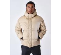 Doudoune ultra brillante à capuche Project X Paris Beige L