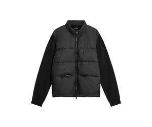 Doudoune zippé hybride à col montant Lyle & Scott Noir XL