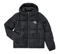 Doudounes enfants filles Calvin Klein Jeans SHORT QUILTED PUFFER JACKET Noir 8 ans