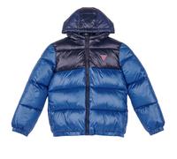 Doudounes enfants garcons Guess POLYESTER HOODED LS PUFFER JACKET Bleu 14 ans
