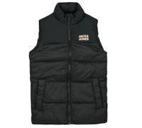 Doudounes enfants garcons Jack & Jones JJETOBY BODYWARMER COLLAR SN Noir 11 ans