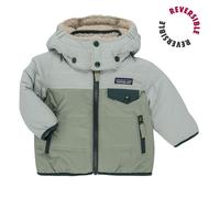 Patagonia - Veste réversible - Baby Reversible Tribbles Hoody Ellwood Green - Taille Enfant 12 mois - Bleu Bleu 12 mois