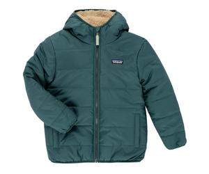 Doudounes enfants garcons Patagonia K'S REVERSIBLE READY FREDDY HOODY Vert 14 ans