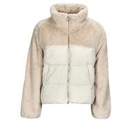 Doudounes femmes Only ONLWANJA FUR PUFFER MIX JACKET CC OTW Beige EU M