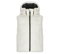 Doudounes femmes Superdry Borg Hooded Puffer Gilet Blanc FR 36