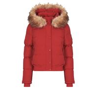 Doudounes femmes Superdry EVEREST HOODED BOMBER JKT Rouge FR 38
