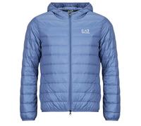 Doudounes hommes Emporio Armani EA7 TRAIN CORE ID DOWN LIGHT JACKET HOODIE CC 8NPB24 Bleu EU XL