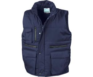 Doudounes Sans Manches Result Matelassé Ripstop Bleu 2XL