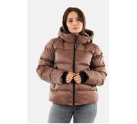 Doudounes superdry hooded luxe sports puffer c1g nutmeg spice brown sheen XL