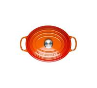 Doufeu Signature Ovale En Fonte Emaillée, 29cm, Volcanique