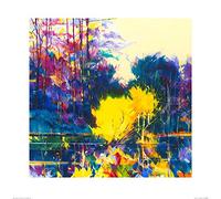 Doug Eaton (Bright Trees 60 x 60 cm Toile Imprimée